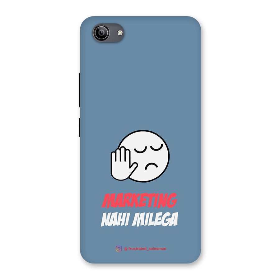 Marketing Nahi Milega SteelBlue Back Case for Vivo Y81i