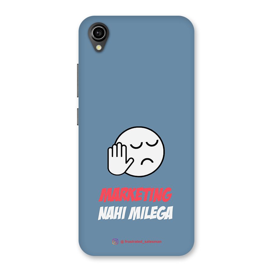 Marketing Nahi Milega SteelBlue Back Case for Vivo Y90