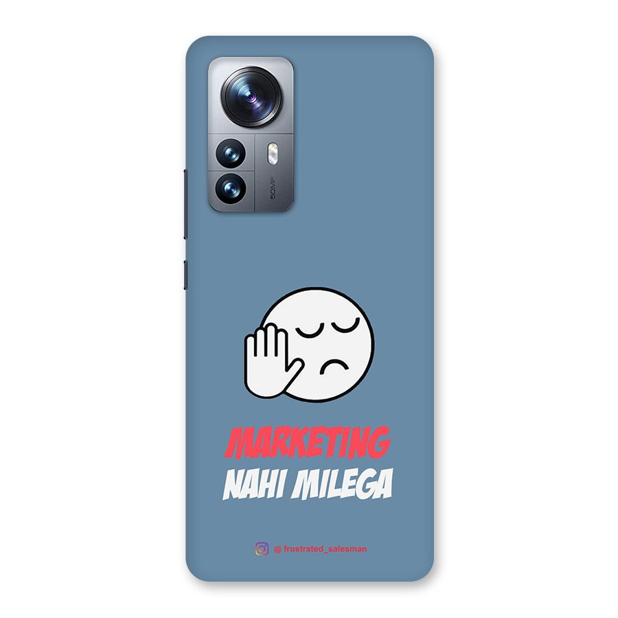 Marketing Nahi Milega SteelBlue Back Case for Xiaomi 12 Pro