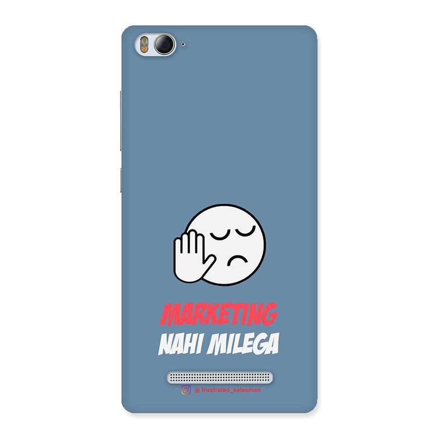 Marketing Nahi Milega SteelBlue Back Case for Xiaomi Mi4i