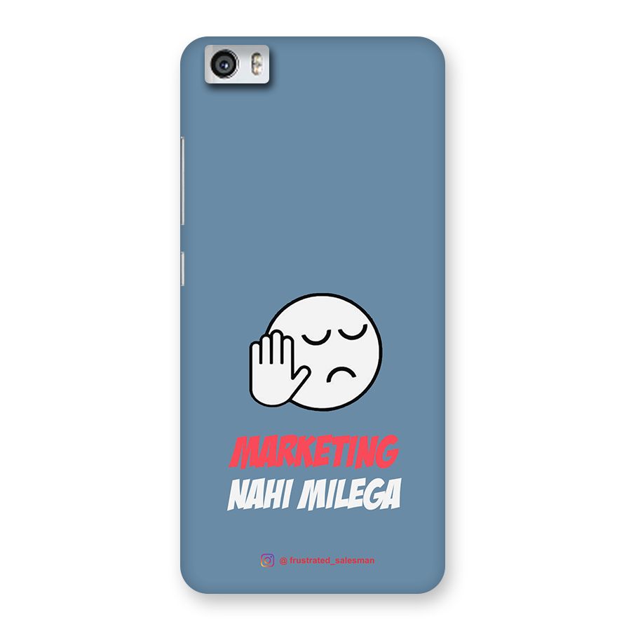 Marketing Nahi Milega SteelBlue Back Case for Xiaomi Redmi Mi5