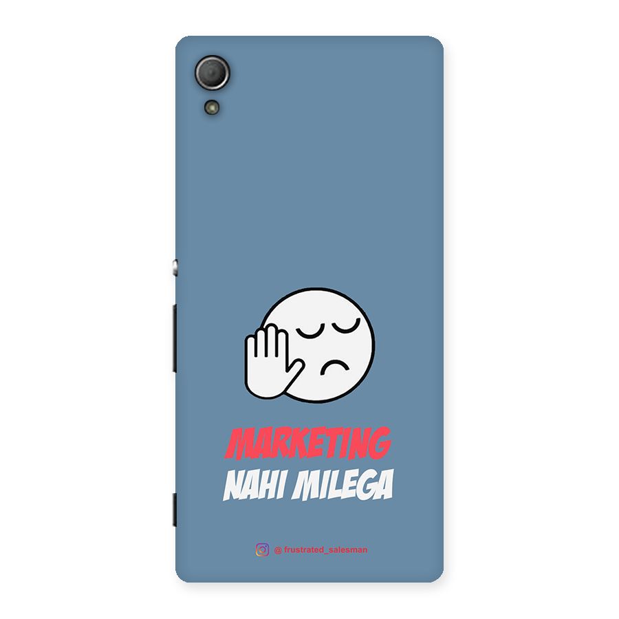 Marketing Nahi Milega SteelBlue Back Case for Xperia Z4