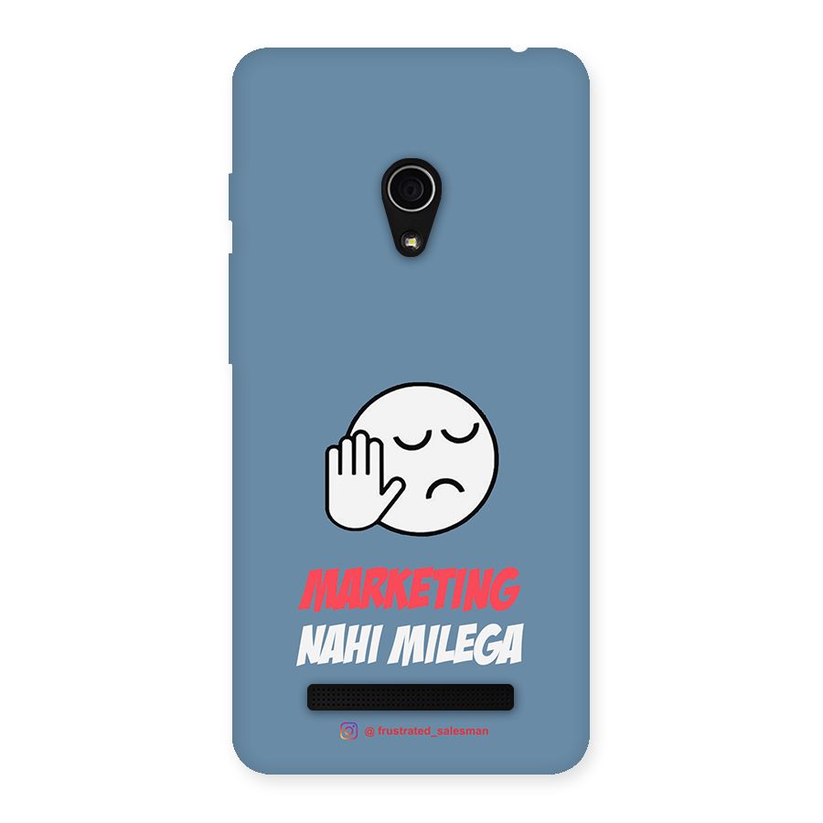 Marketing Nahi Milega SteelBlue Back Case for Zenfone 5