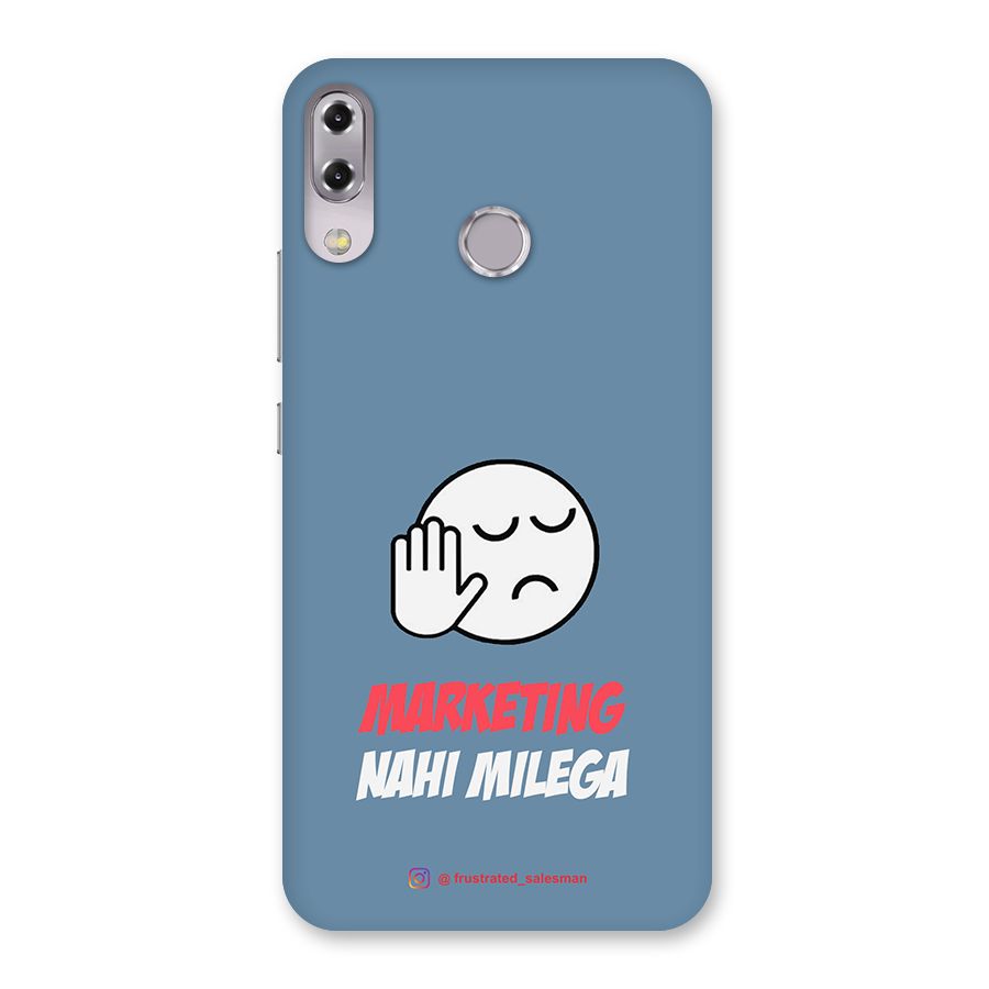 Marketing Nahi Milega SteelBlue Back Case for Zenfone 5Z