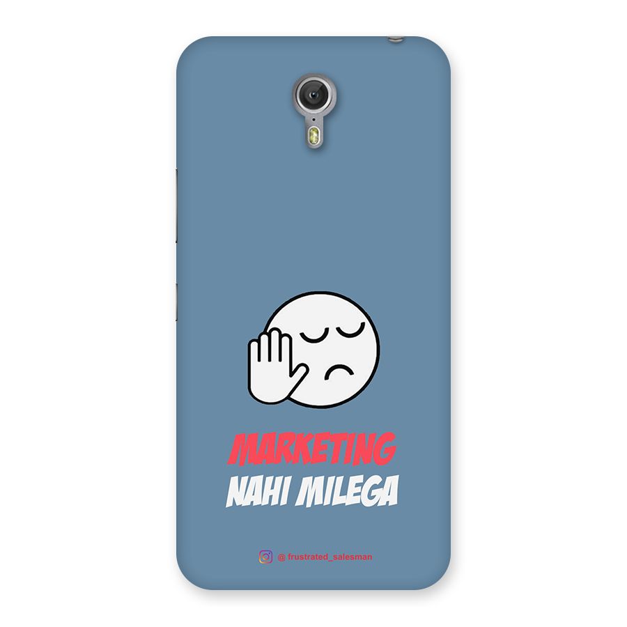 Marketing Nahi Milega SteelBlue Back Case for Zuk Z1