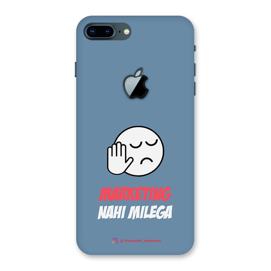 Marketing Nahi Milega SteelBlue Back Case for iPhone 7 Plus Apple Cut