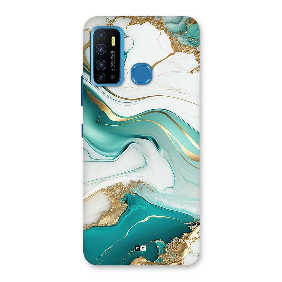 Marvelous Marble Back Case for Infinix Hot 9
