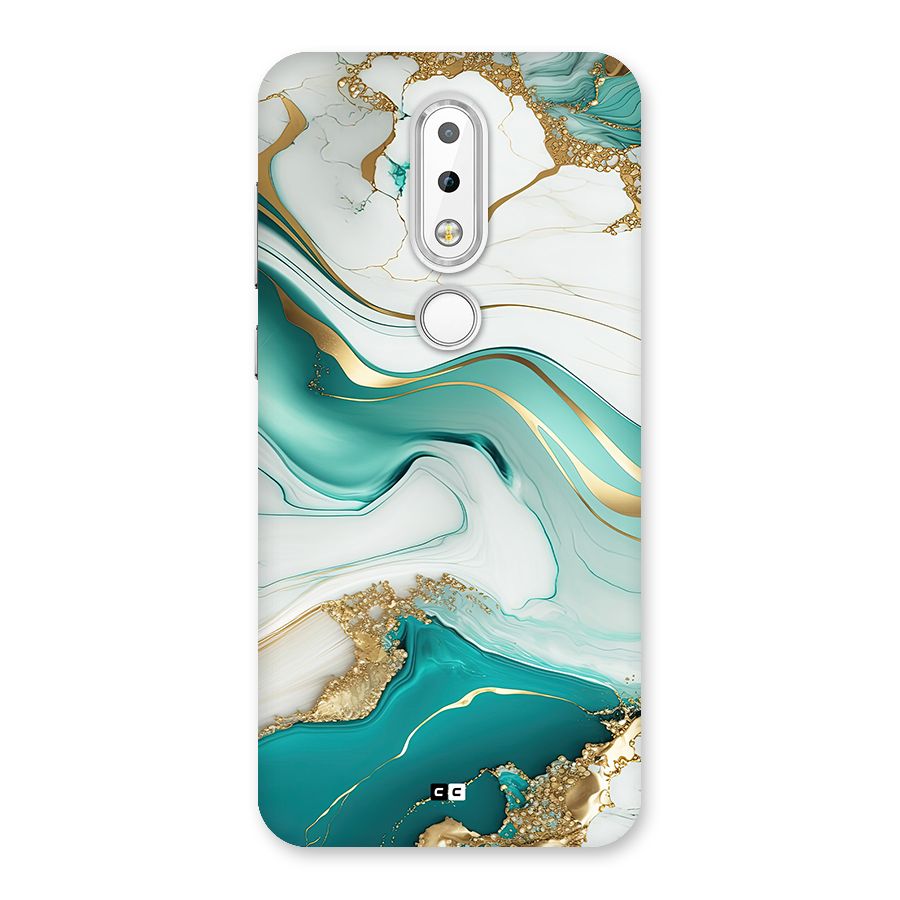 Marvelous Marble Back Case for Nokia 6.1 Plus