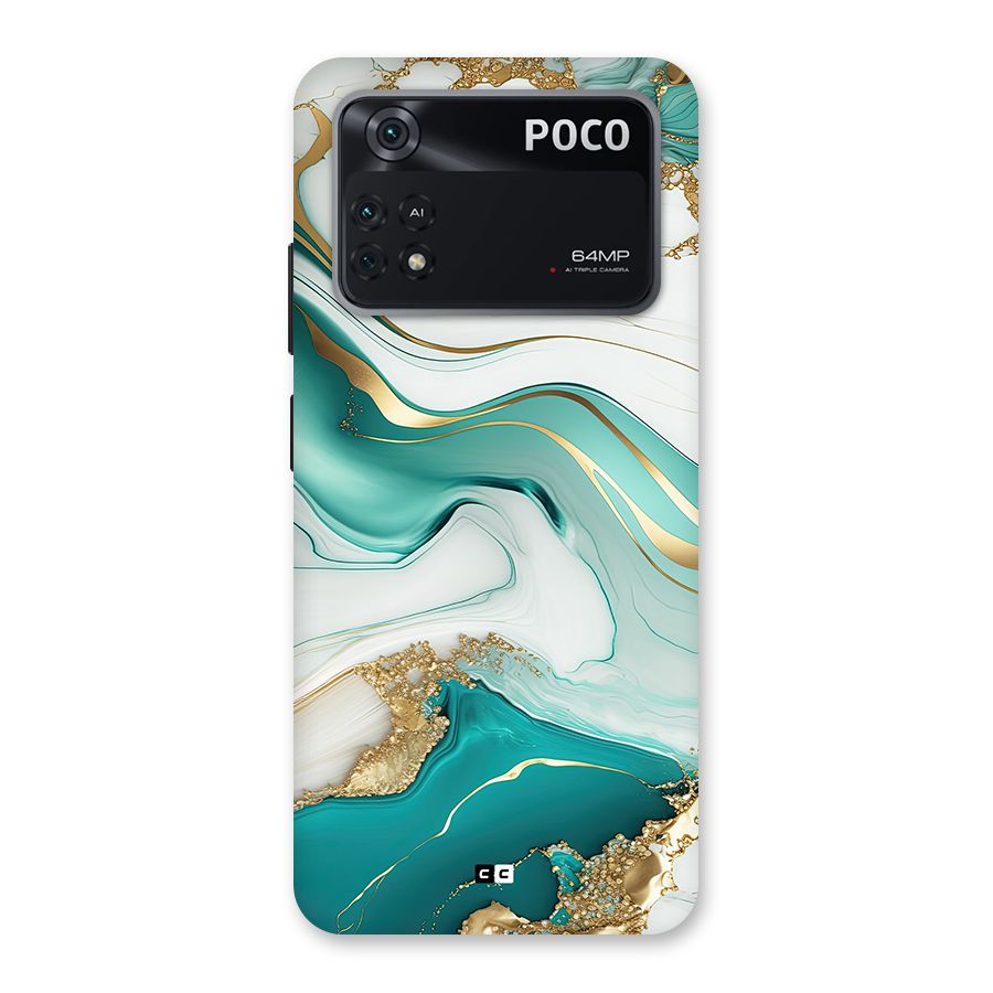 Marvelous Marble Back Case for Poco M4 Pro 4G