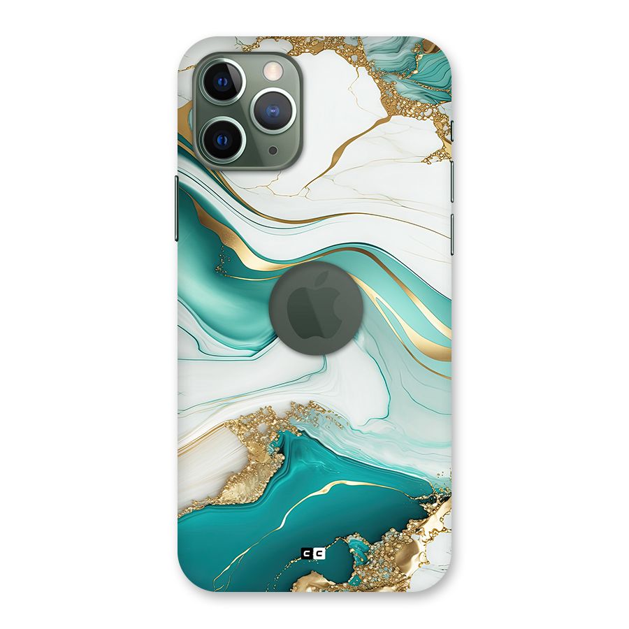 Marvelous Marble Back Case for iPhone 11 Pro Logo Cut