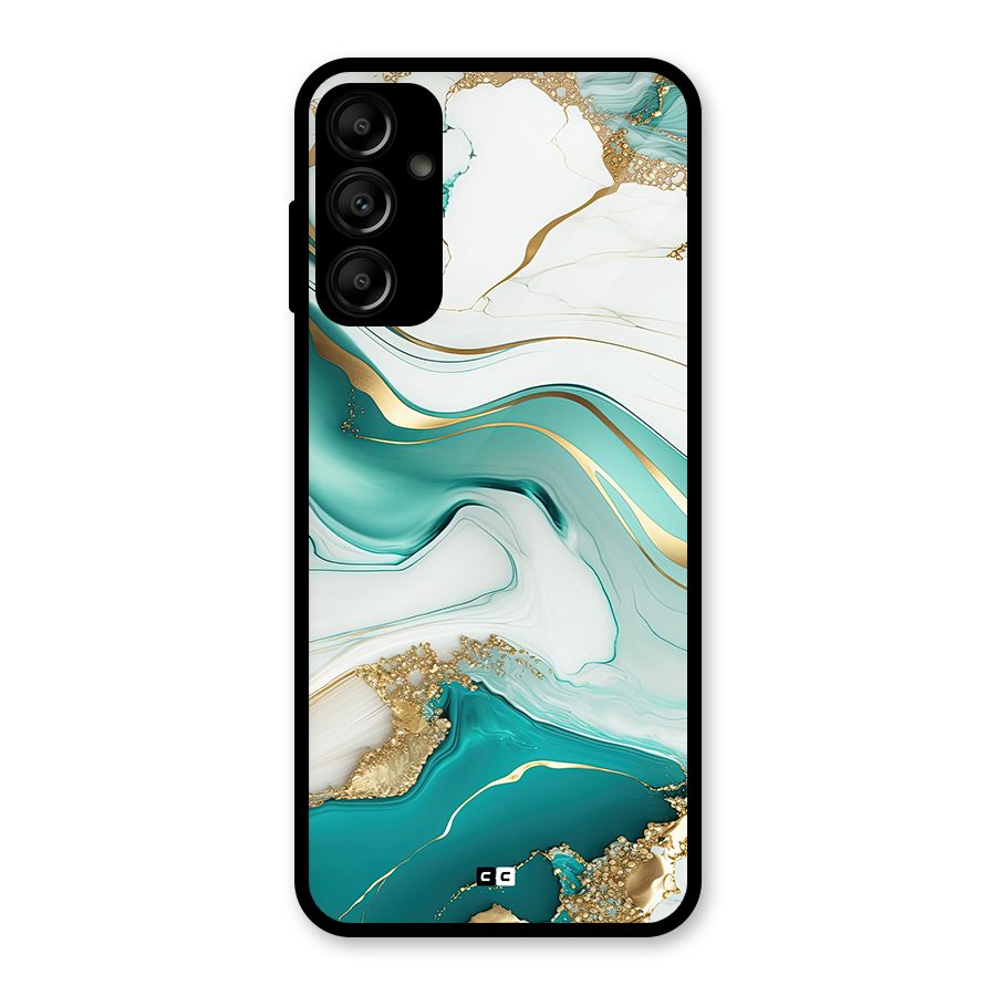 Marvelous Marble Glass Back Case for Galaxy A14 5G