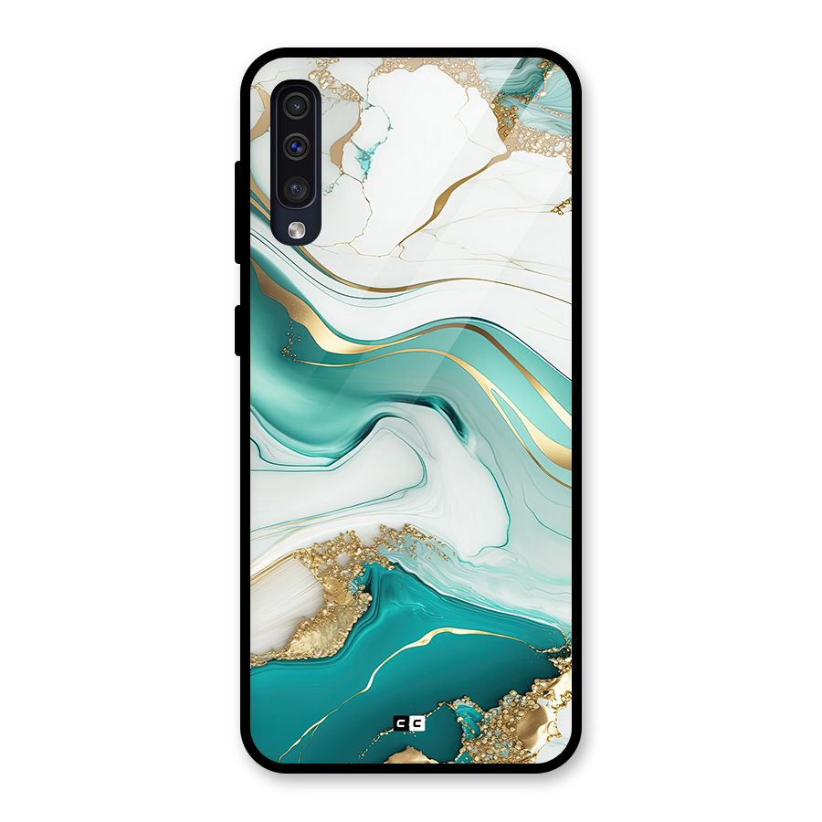 Marvelous Marble Glass Back Case for Galaxy A50s