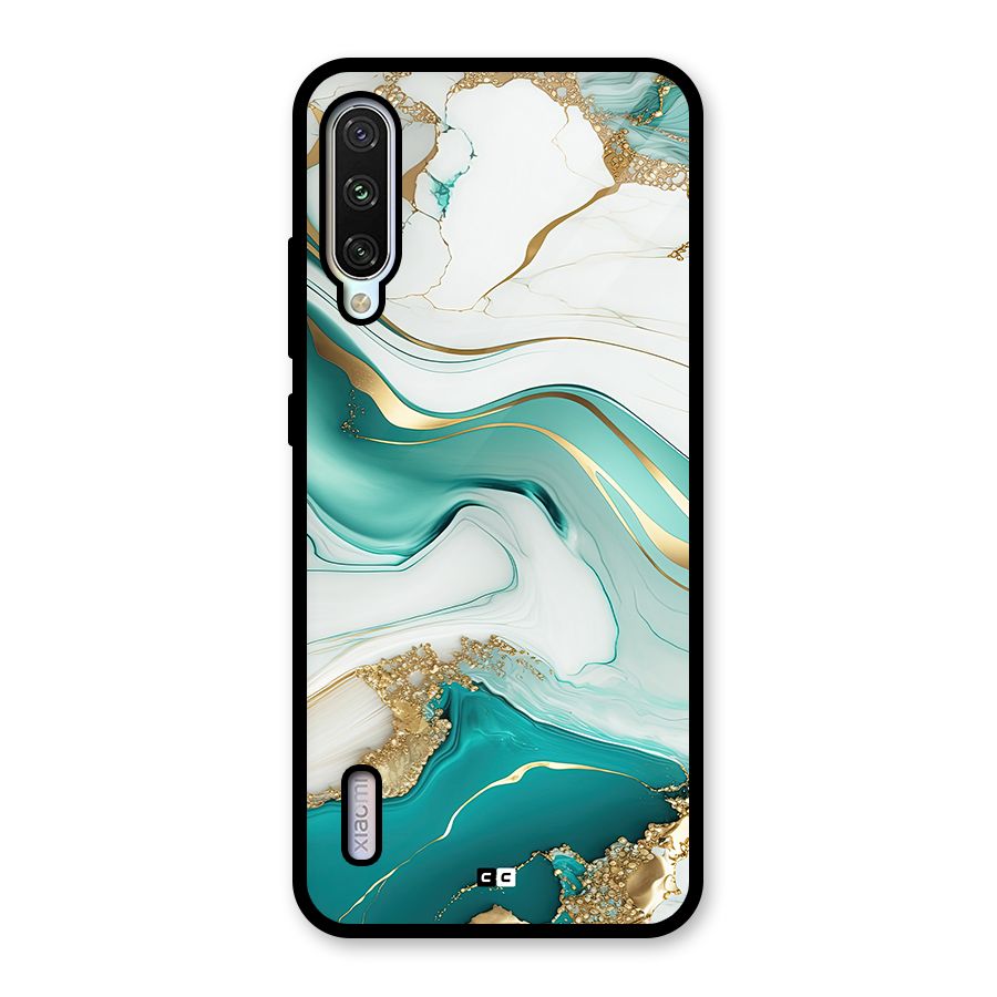 Marvelous Marble Glass Back Case for Mi A3