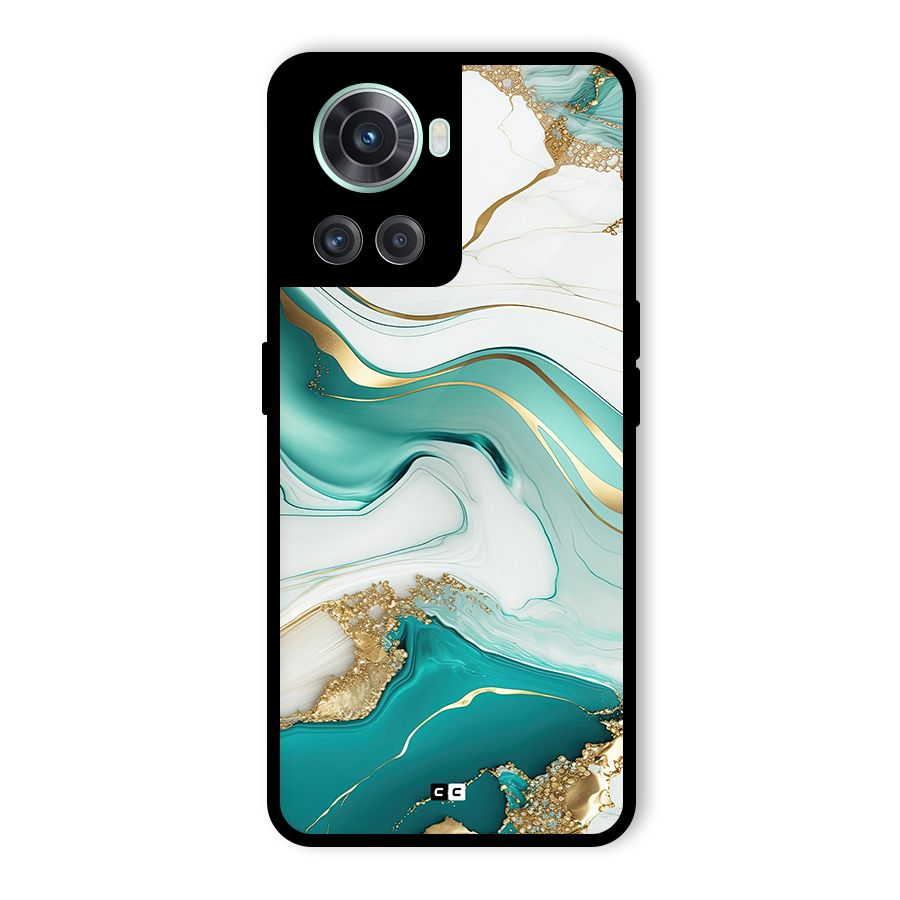Marvelous Marble Glass Back Case for OnePlus 10R