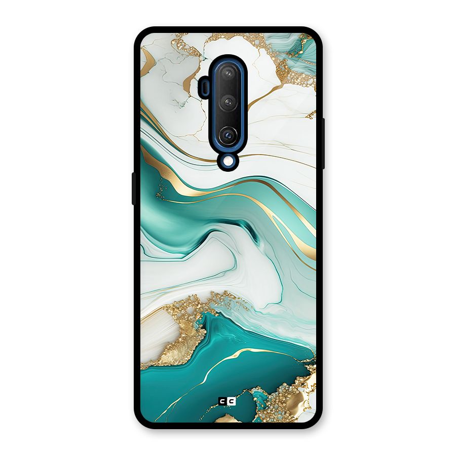 Marvelous Marble Glass Back Case for OnePlus 7T Pro