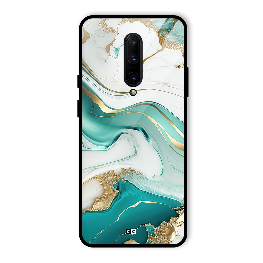 Marvelous Marble Glass Back Case for OnePlus 7 Pro