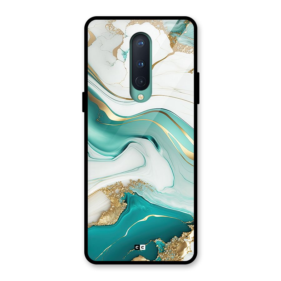 Marvelous Marble Glass Back Case for OnePlus 8