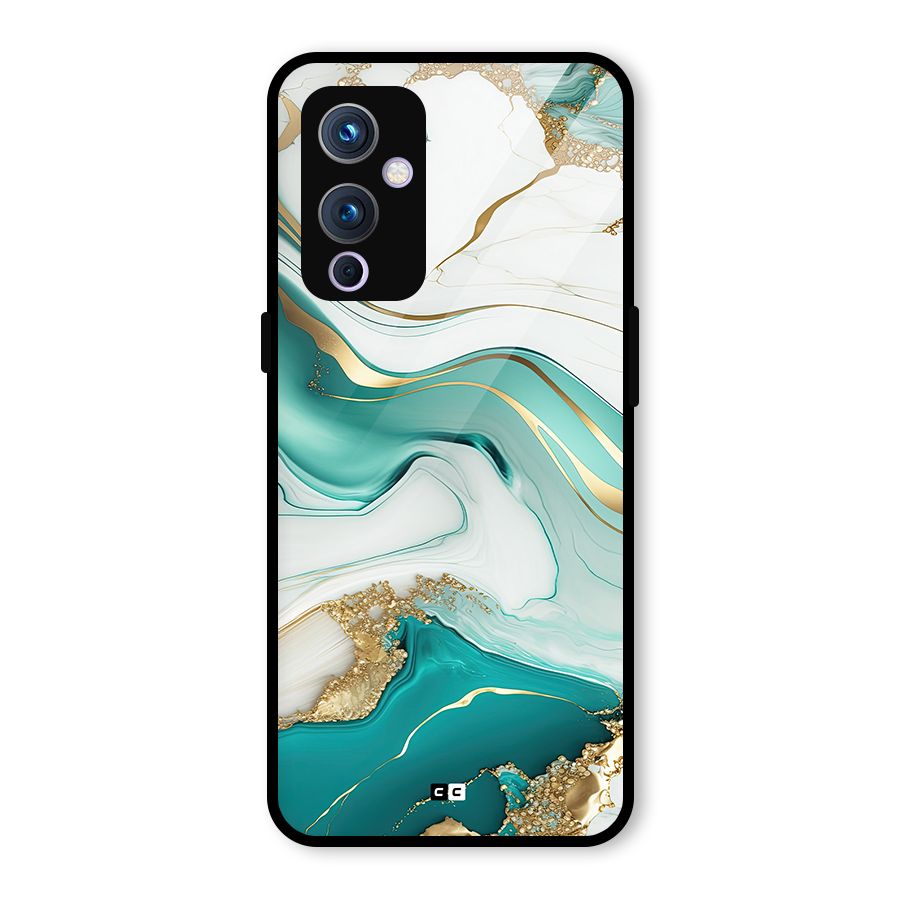 Marvelous Marble Glass Back Case for OnePlus 9