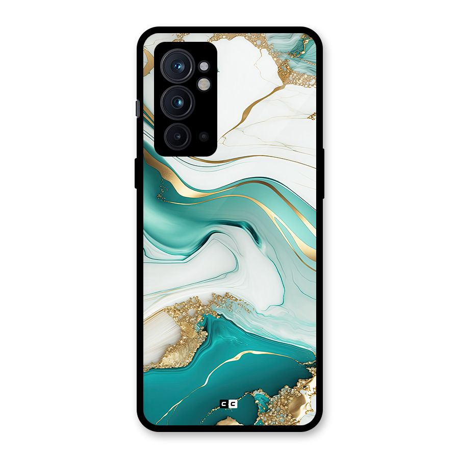 Marvelous Marble Glass Back Case for OnePlus 9RT 5G