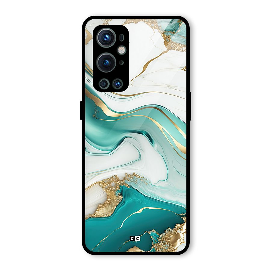 Marvelous Marble Glass Back Case for OnePlus 9 Pro