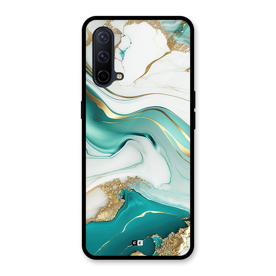 Marvelous Marble Glass Back Case for OnePlus Nord CE 5G