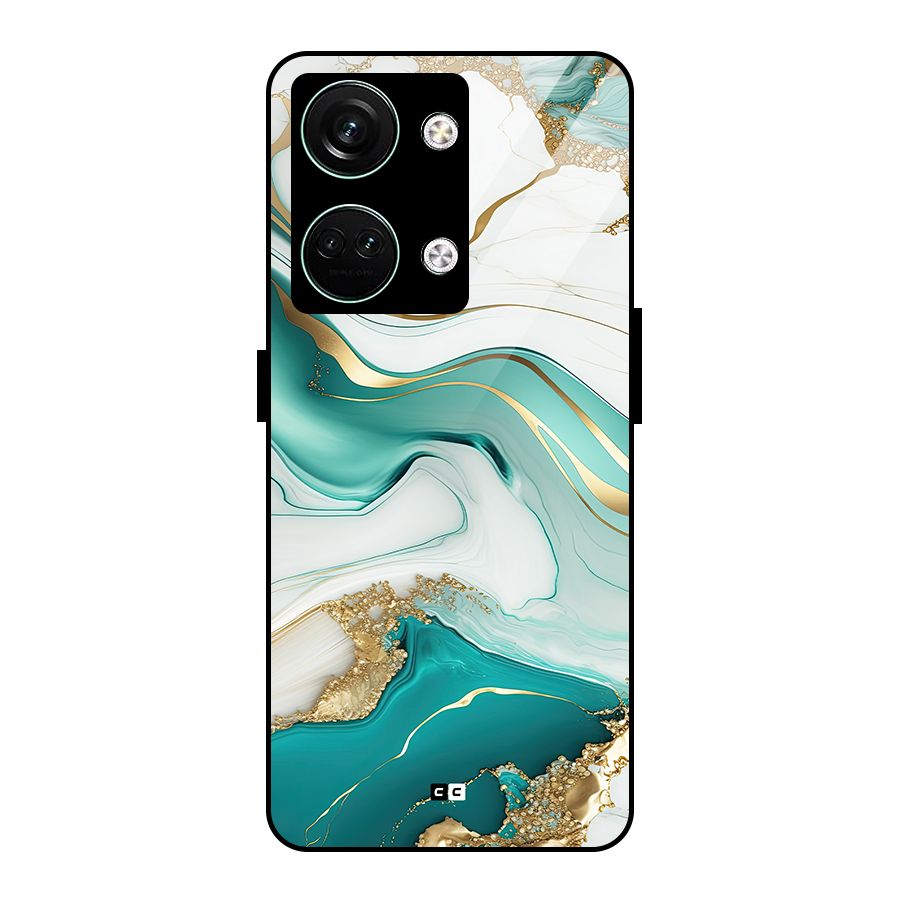 Marvelous Marble Glass Back Case for Oneplus Nord 3