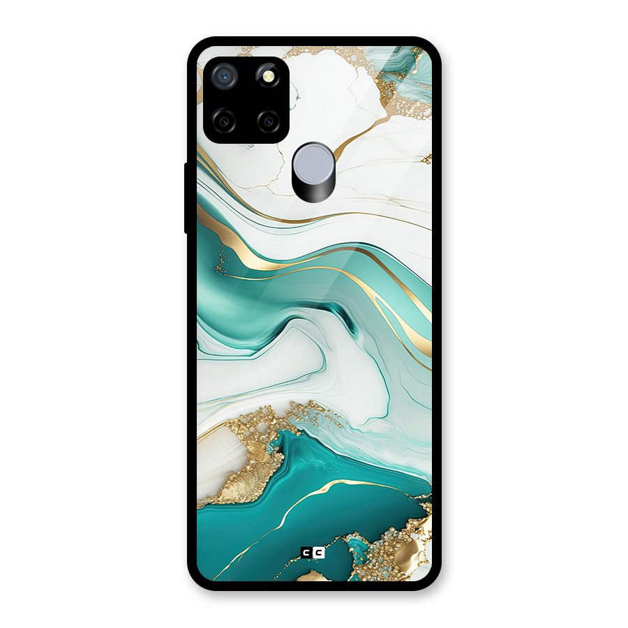 Marvelous Marble Glass Back Case for Realme C12