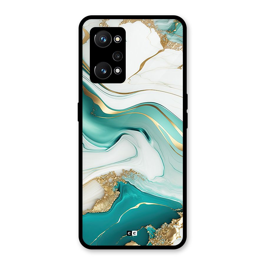 Marvelous Marble Glass Back Case for Realme GT Neo 3T