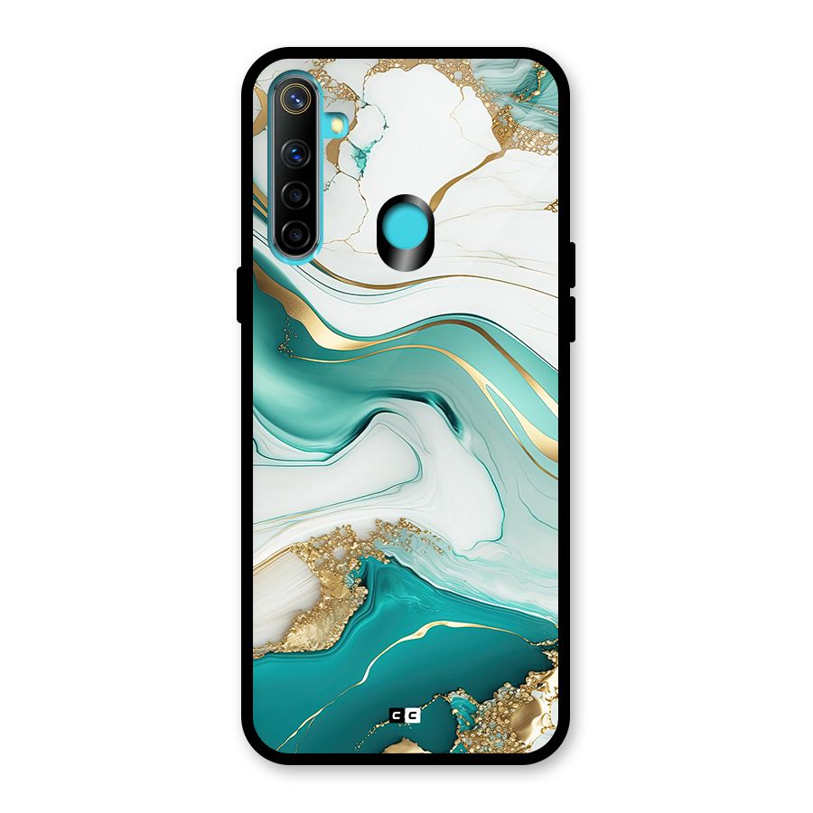 Marvelous Marble Glass Back Case for Realme Narzo 10