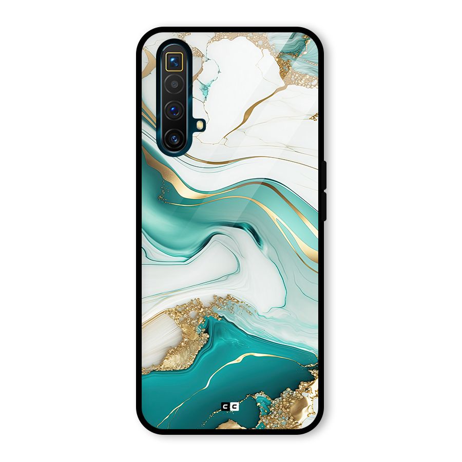 Marvelous Marble Glass Back Case for Realme X3