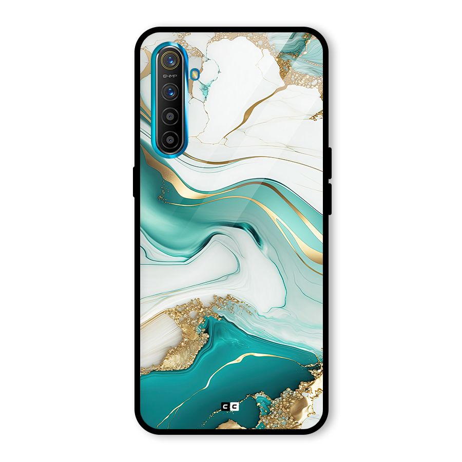Marvelous Marble Glass Back Case for Realme XT