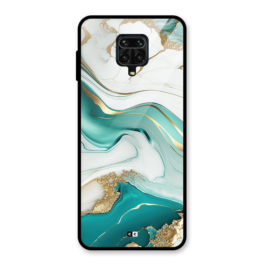 Marvelous Marble Glass Back Case for Redmi Note 10 Lite
