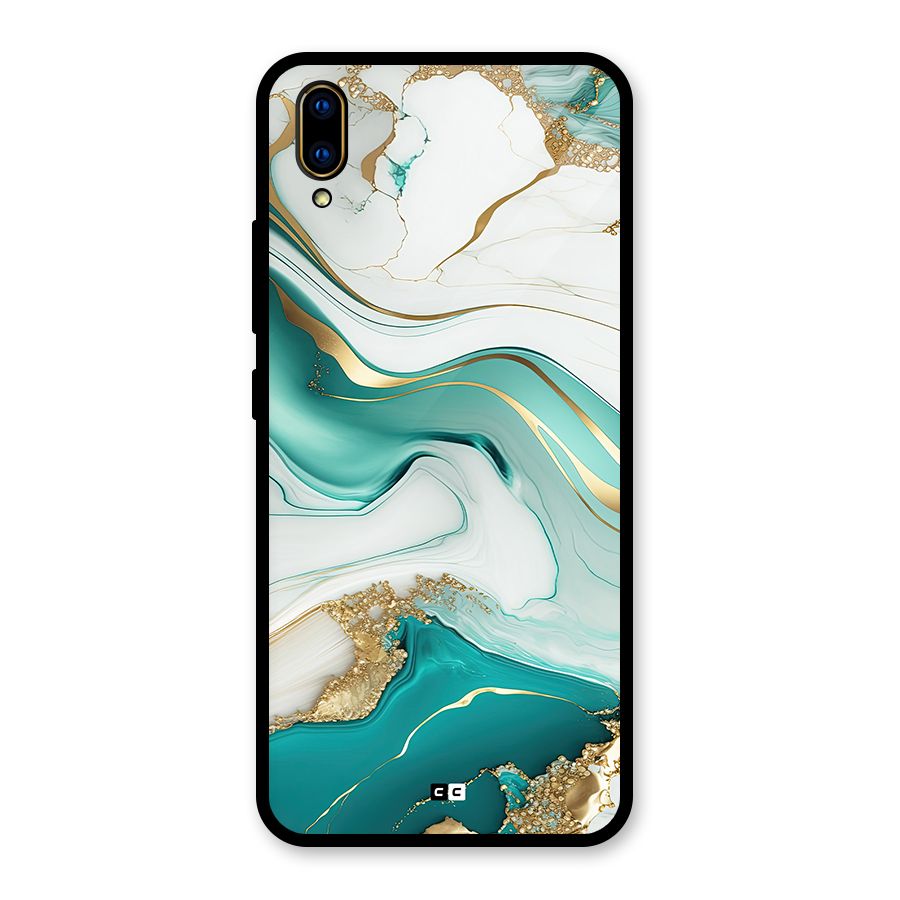 Marvelous Marble Glass Back Case for Vivo V11 Pro