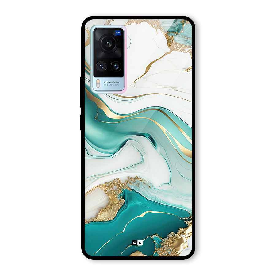 Marvelous Marble Glass Back Case for Vivo X60