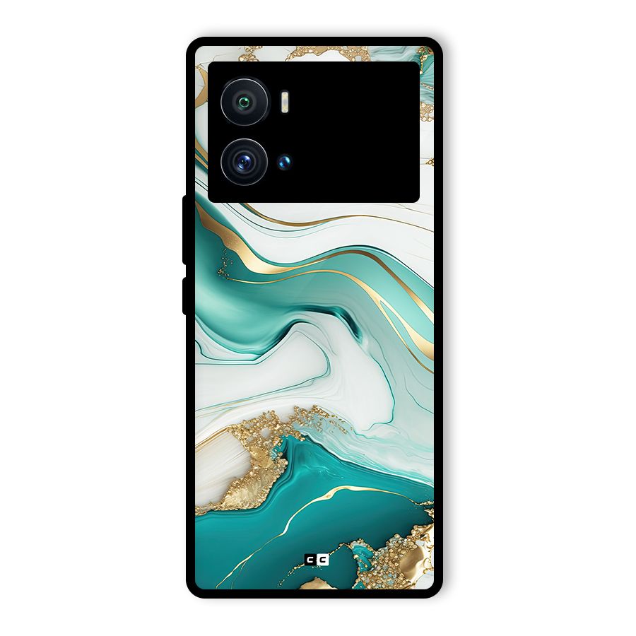 Marvelous Marble Glass Back Case for Vivo iQOO 9 Pro