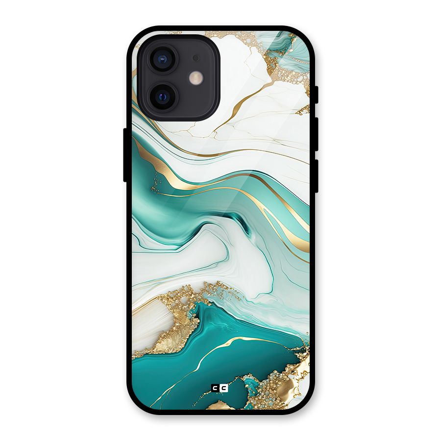 Marvelous Marble Glass Back Case for iPhone 12