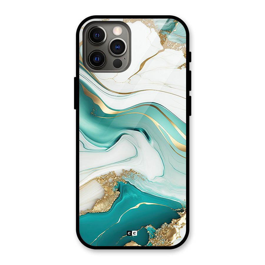 Marvelous Marble Glass Back Case for iPhone 12 Pro