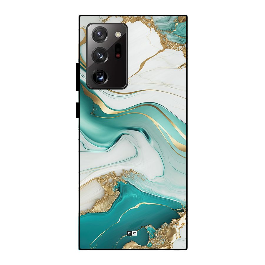 Marvelous Marble Metal Back Case for Galaxy Note 20 Ultra 5G
