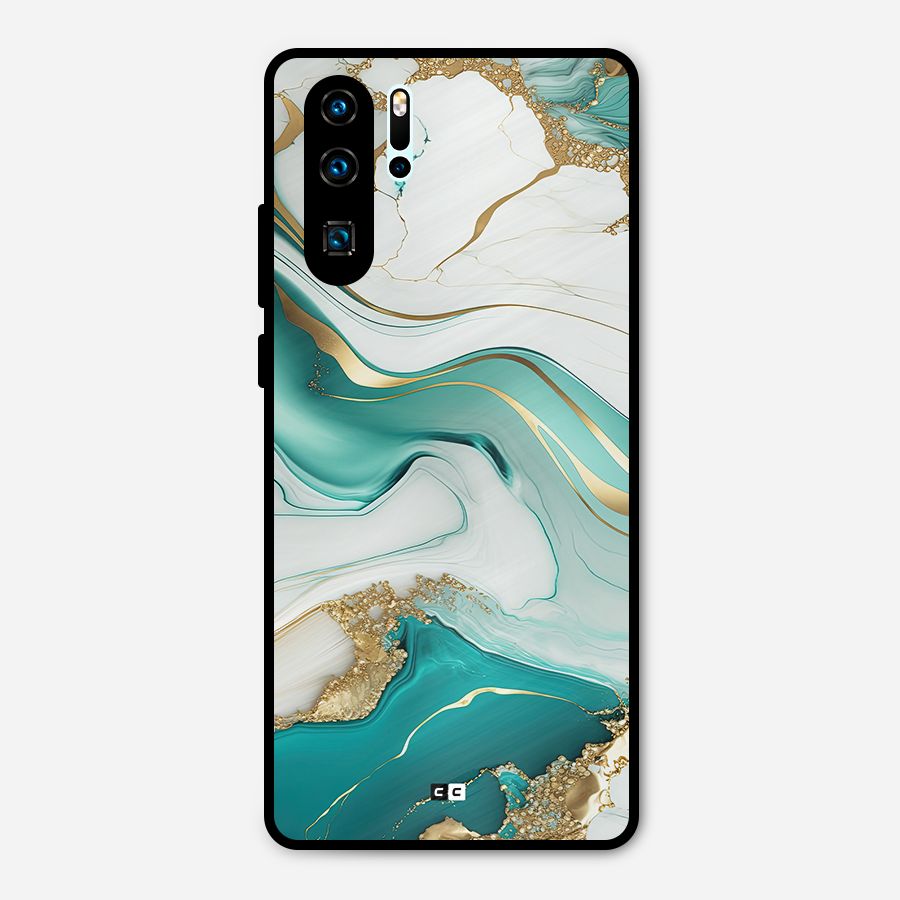 Marvelous Marble Metal Back Case for Huawei P30 Pro