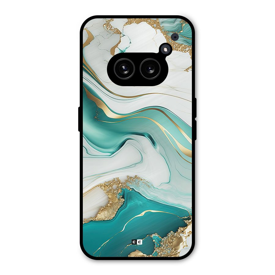 Marvelous Marble Metal Back Case for Nothing Phone 2a