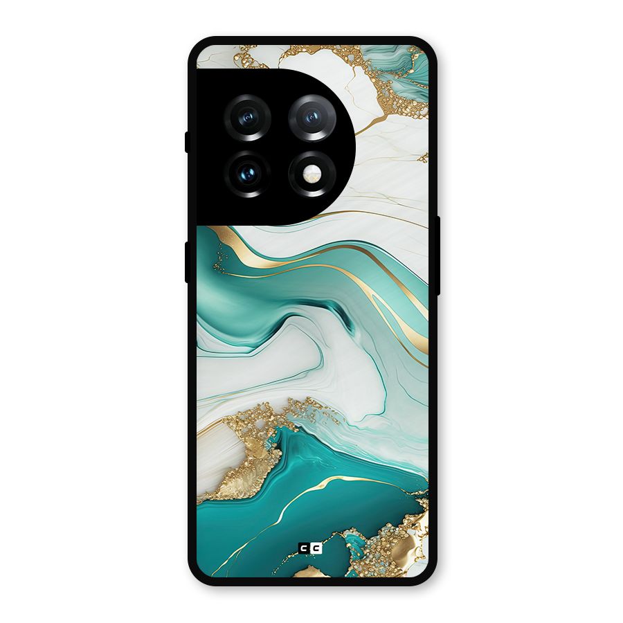 Marvelous Marble Metal Back Case for OnePlus 11
