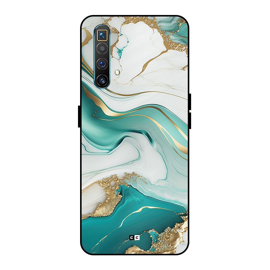 Marvelous Marble Metal Back Case for Realme X3