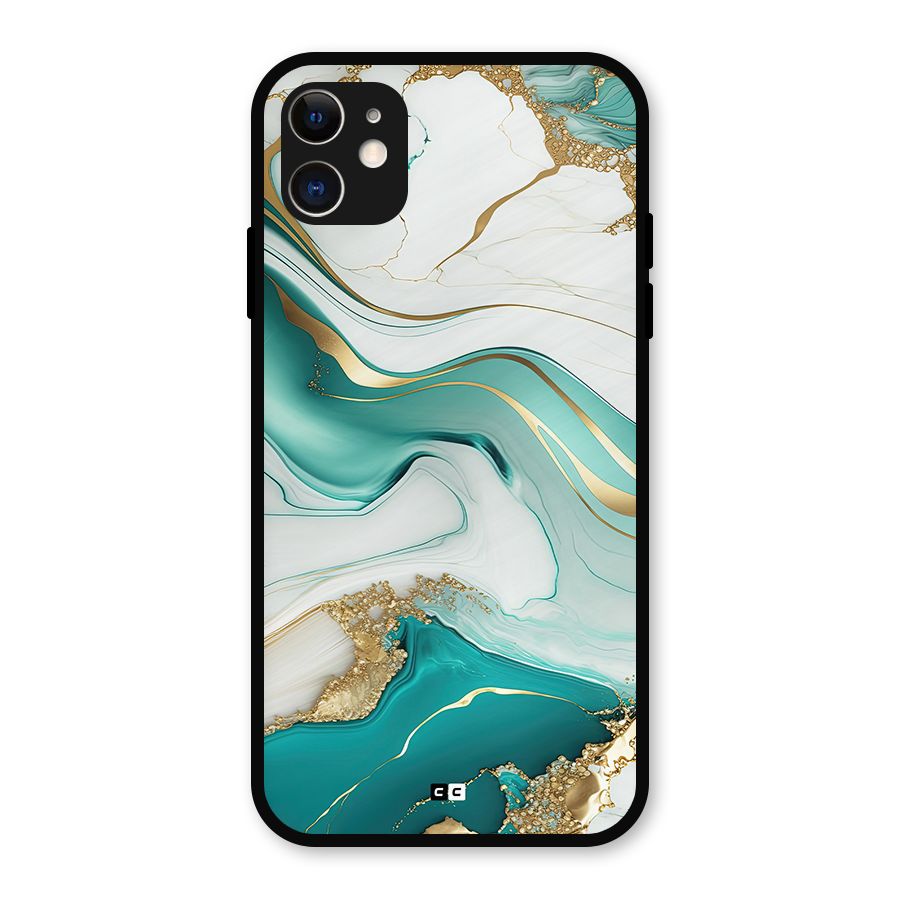 Marvelous Marble Metal Back Case for iPhone 11