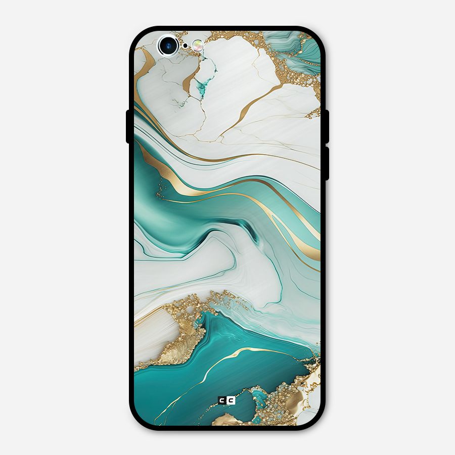 Marvelous Marble Metal Back Case for iPhone 6 6s