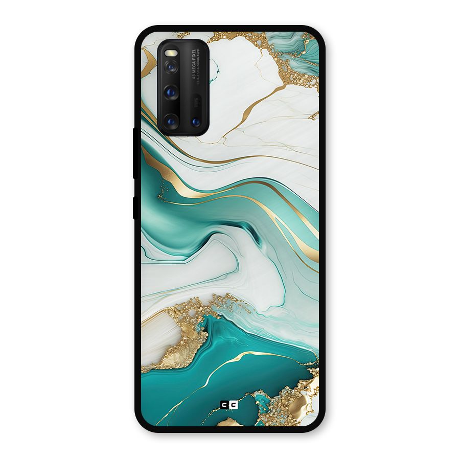 Marvelous Marble Metal Back Case for iQOO 3