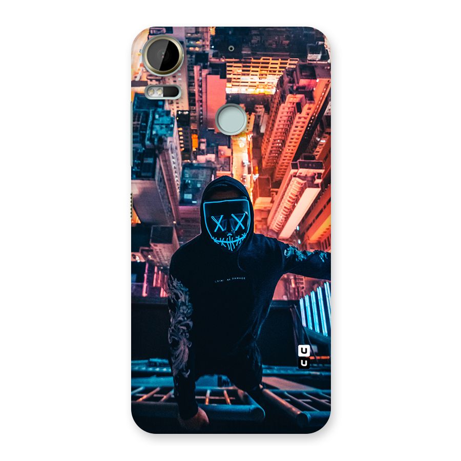 Mask Guy Climbing Building Back Case for Desire 10 Pro