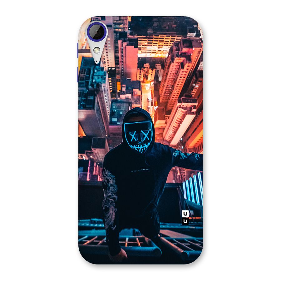 Mask Guy Climbing Building Back Case for Desire 830