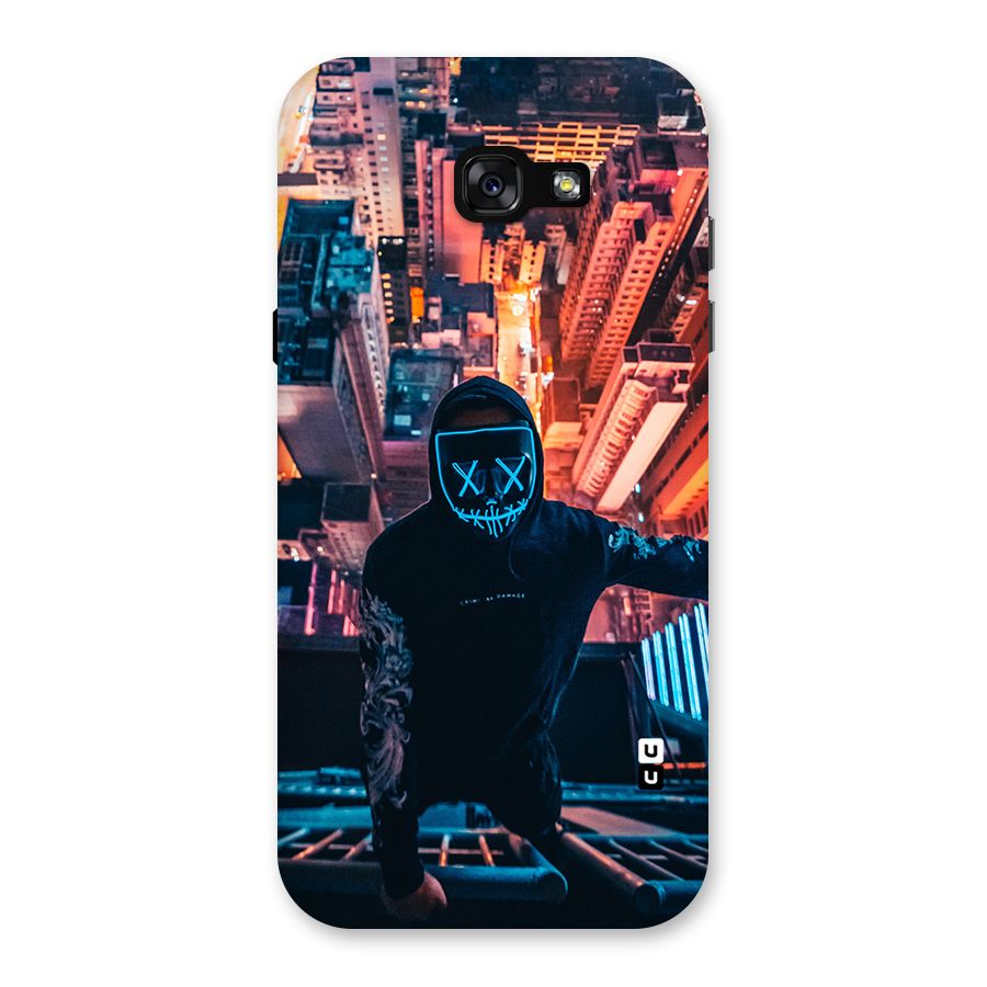 Mask Guy Climbing Building Back Case for Galaxy A7 (2017)