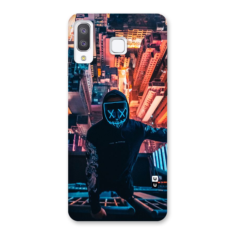 Mask Guy Climbing Building Back Case for Galaxy A8 Star
