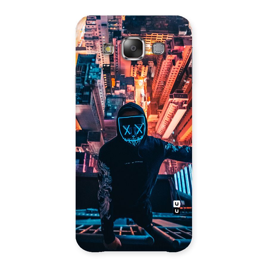 Mask Guy Climbing Building Back Case for Galaxy E7